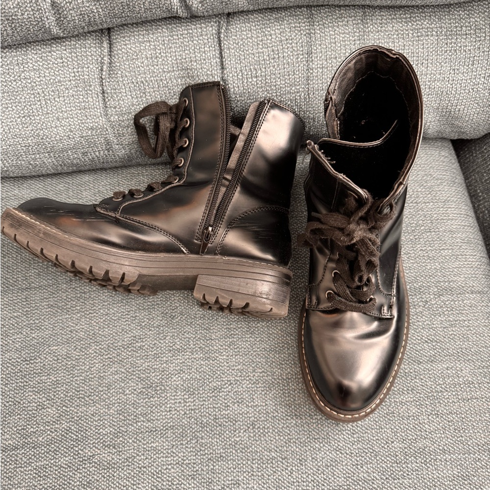 Women’s Black Combat Boots